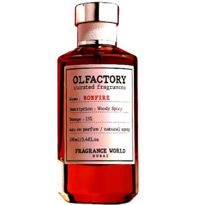 Olfactory Bonfire Fragrance World (Maison Martin Margiela By the Fireplace) Unique Edp – 100ml - ادوپرفیوم فراگرنس ورد مدل اولفکتوری بنفایر (میسون مارژیلا بای د فایرپلیس)